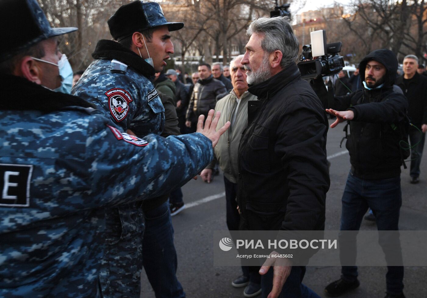 Акция протеста оппозиции в Ереване