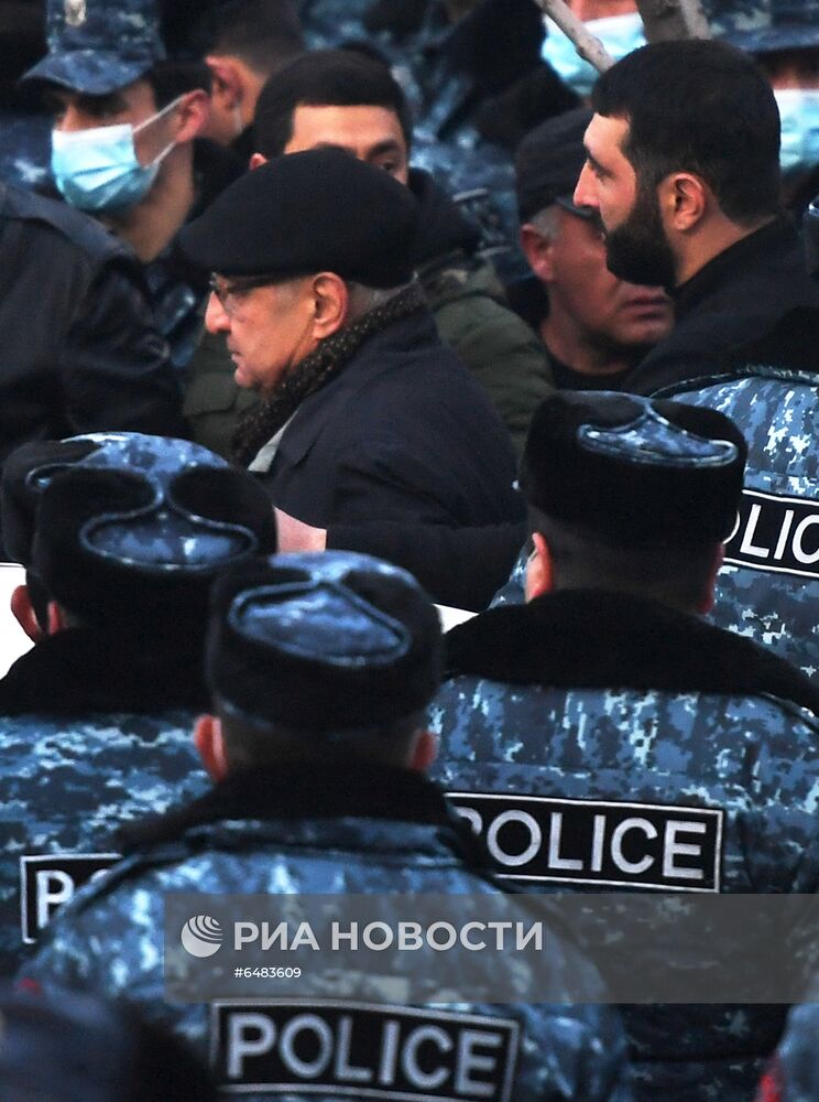 Акция протеста оппозиции в Ереване