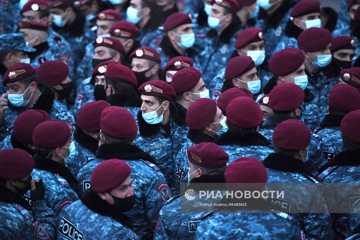 Акция протеста оппозиции в Ереване