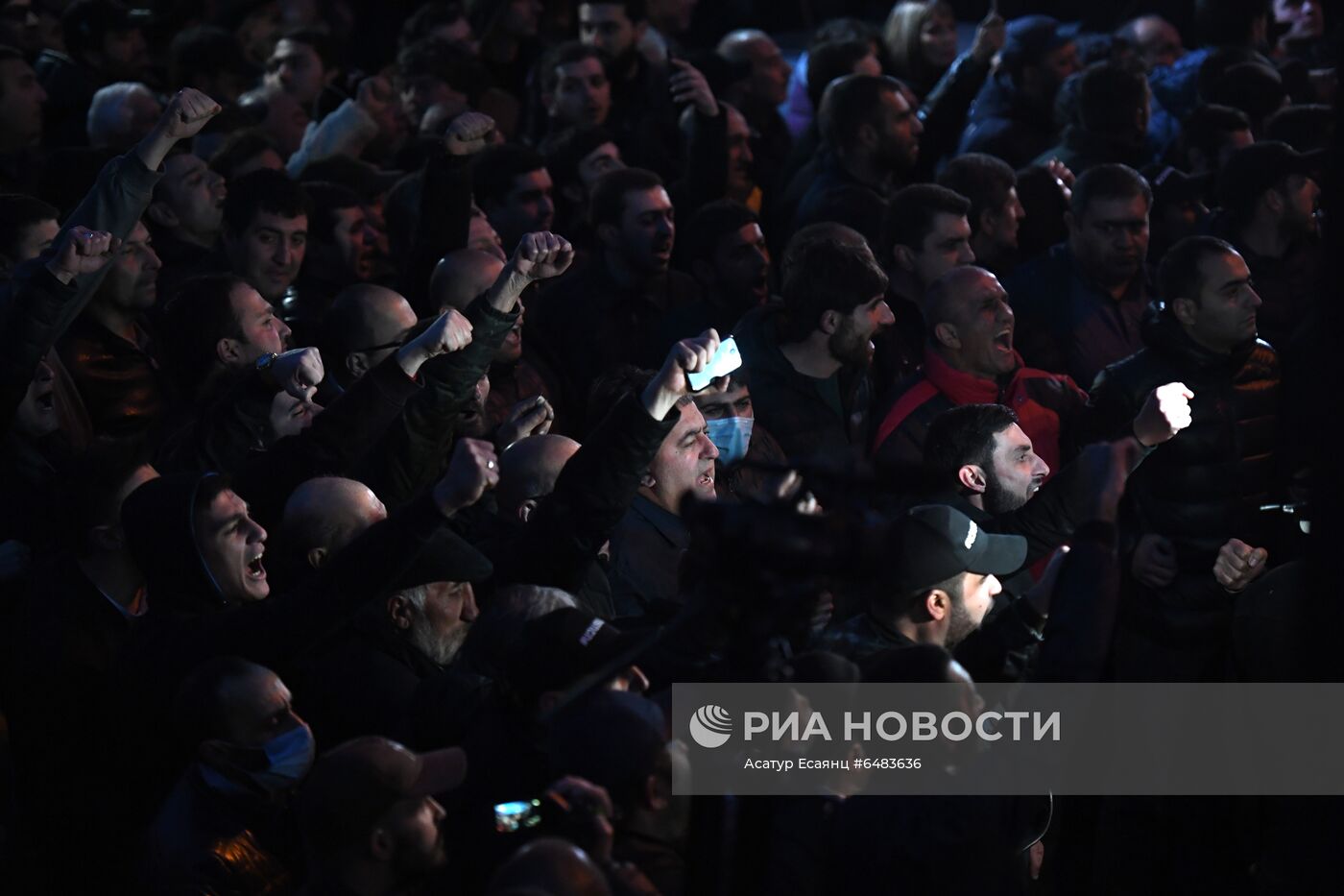 Акция протеста оппозиции в Ереване