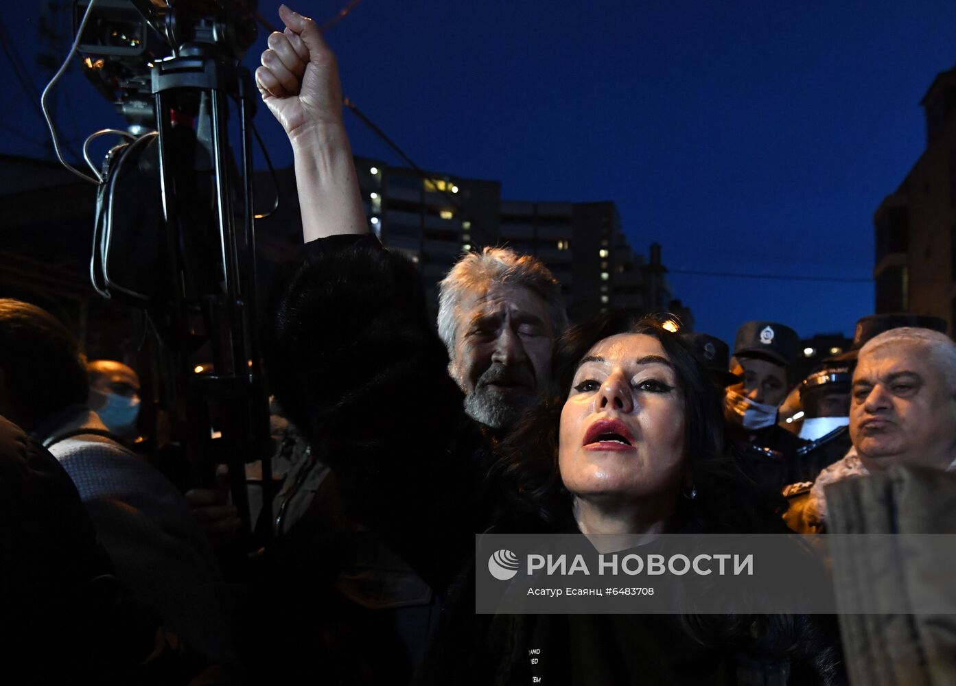 Акция протеста оппозиции в Ереване