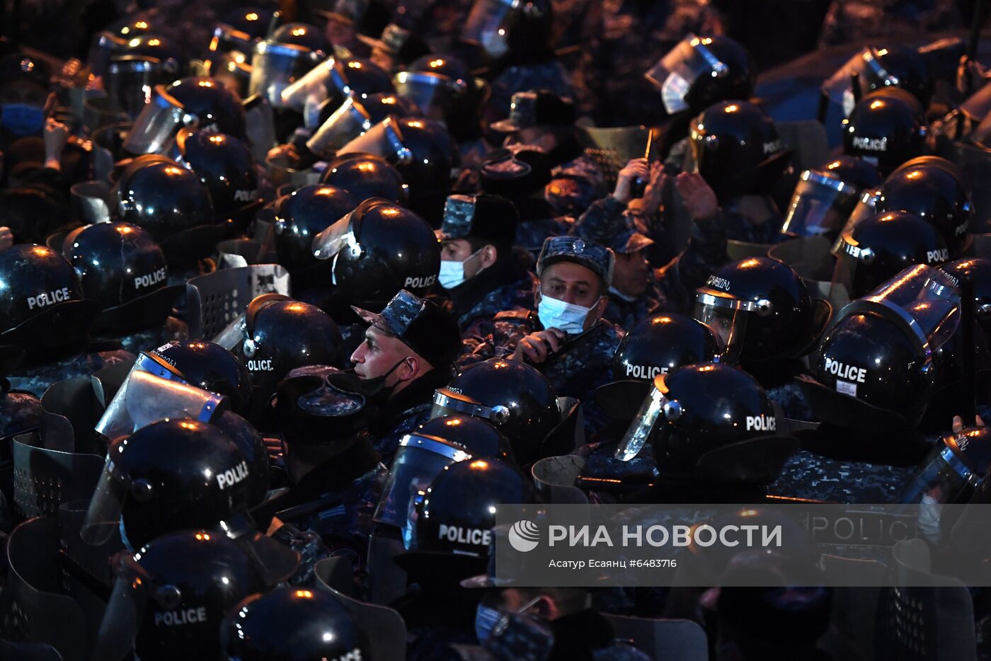 Акция протеста оппозиции в Ереване