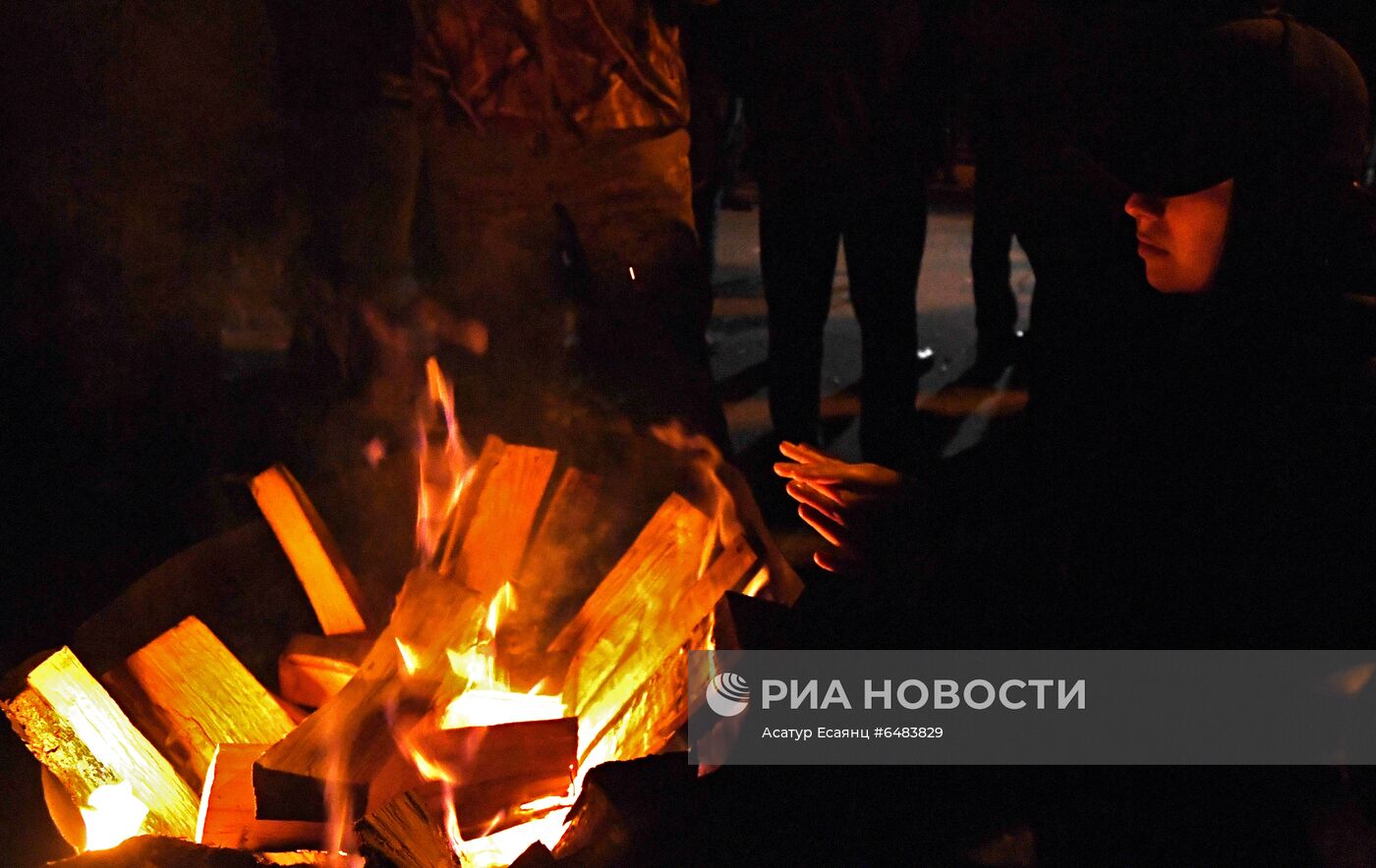 Акция протеста оппозиции в Ереване