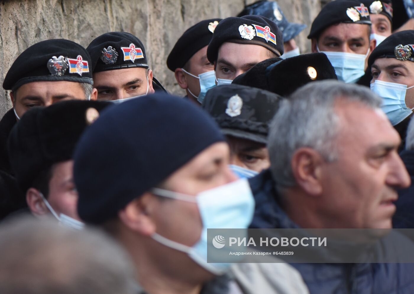 Акция протеста оппозиции в Ереване