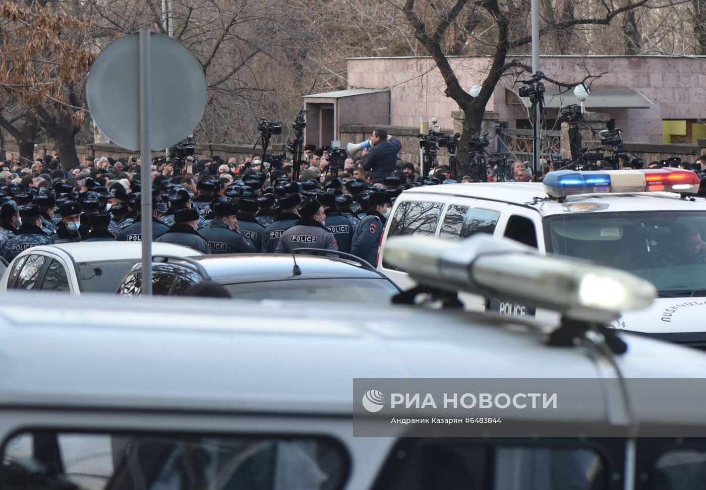 Акция протеста оппозиции в Ереване