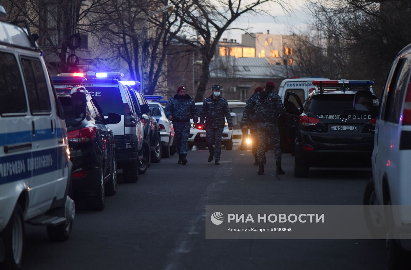 Акция протеста оппозиции в Ереване