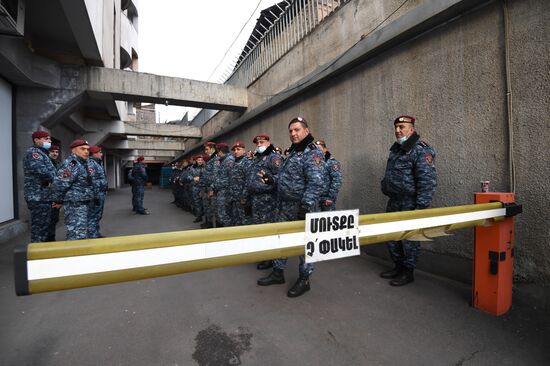 Акция протеста оппозиции в Ереване