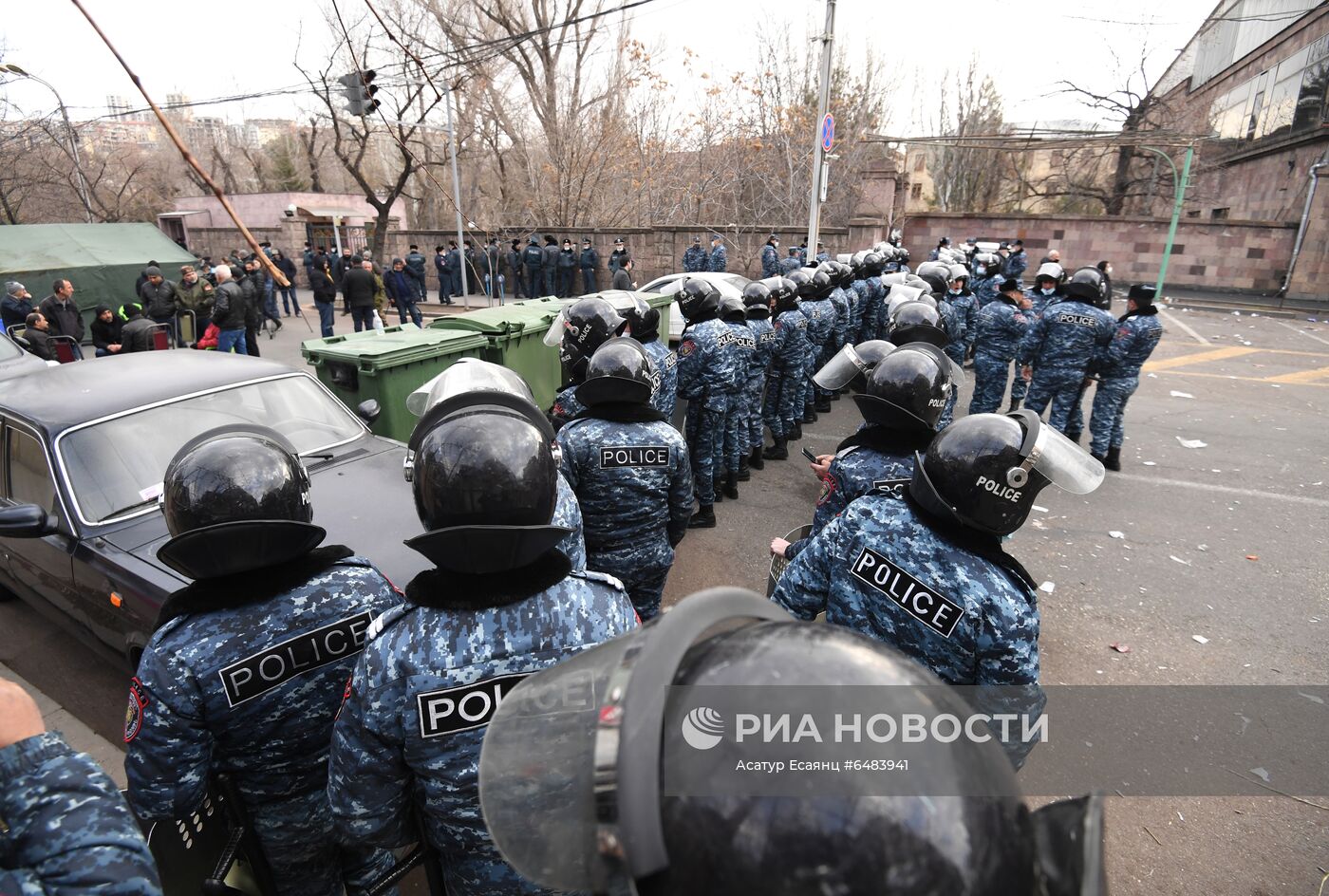 Акция протеста оппозиции в Ереване