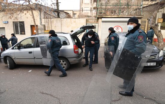 Акция протеста оппозиции в Ереване