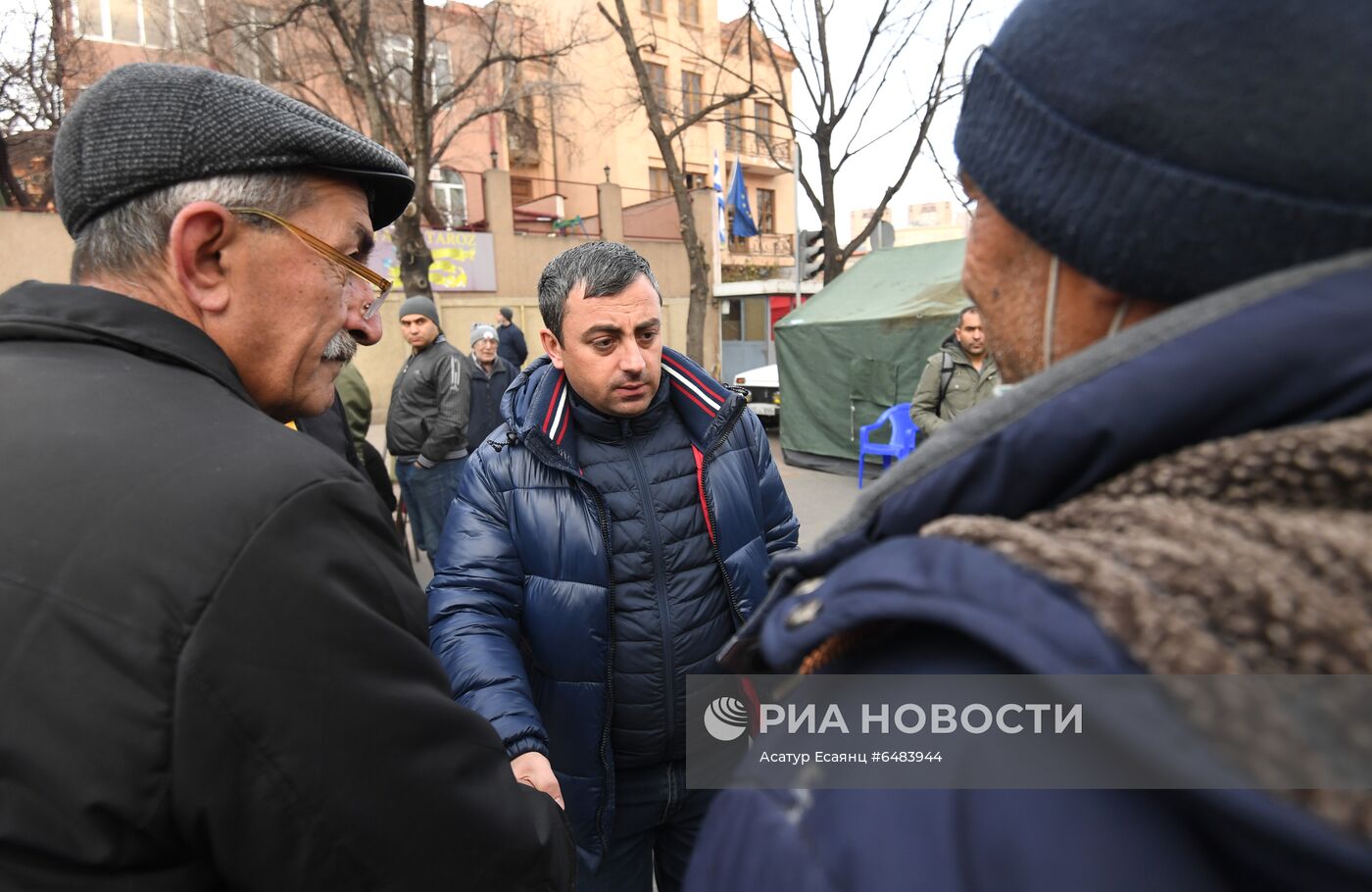 Акция протеста оппозиции в Ереване