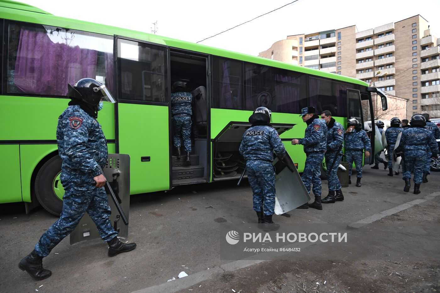 Акция протеста оппозиции в Ереване