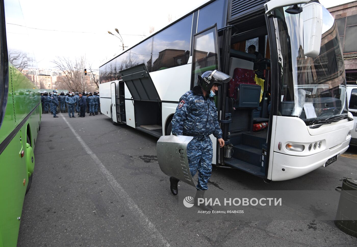 Акция протеста оппозиции в Ереване