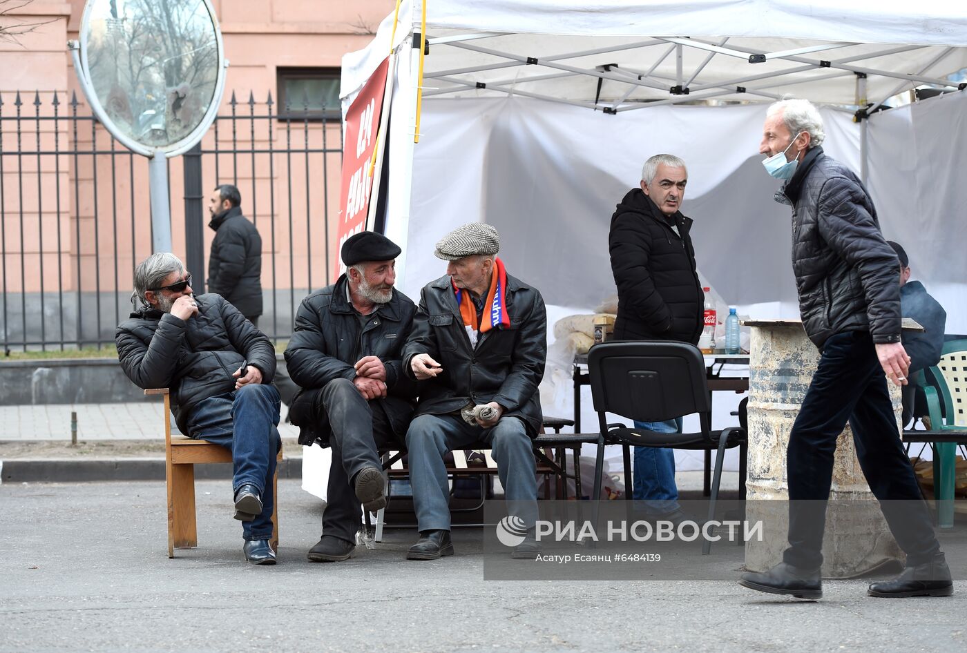 Акция протеста оппозиции в Ереване