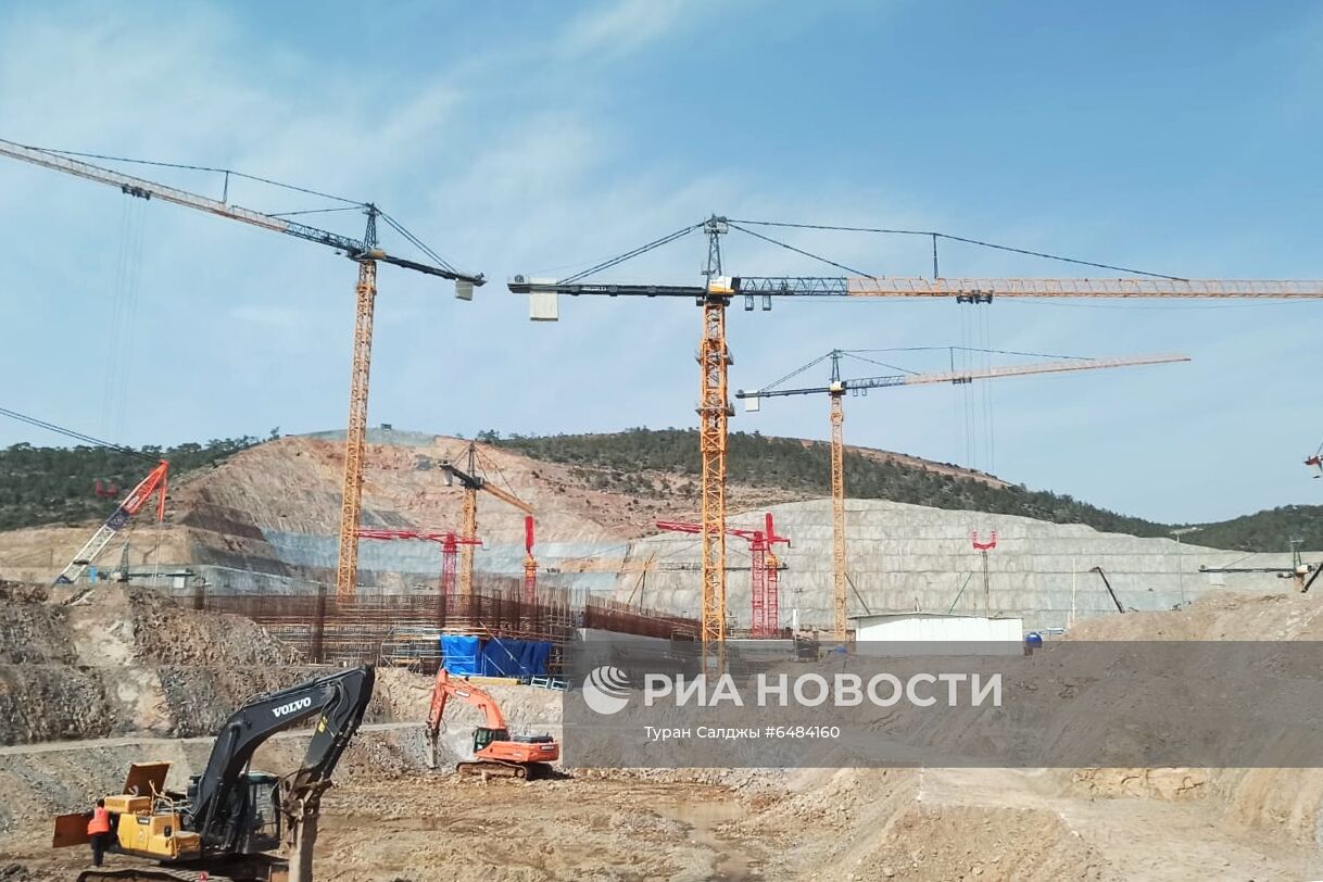 Начало строительства третьего блока АЭС "Аккую" в Турции