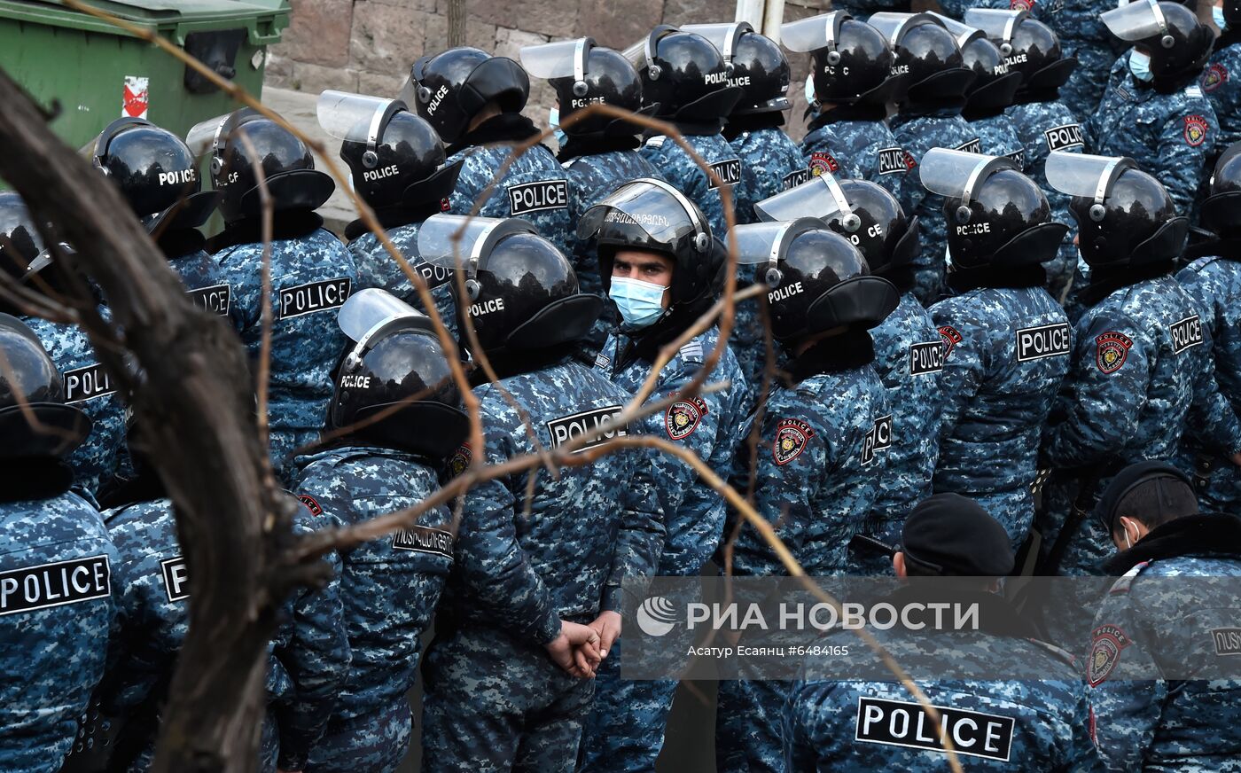 Акция протеста оппозиции в Ереване