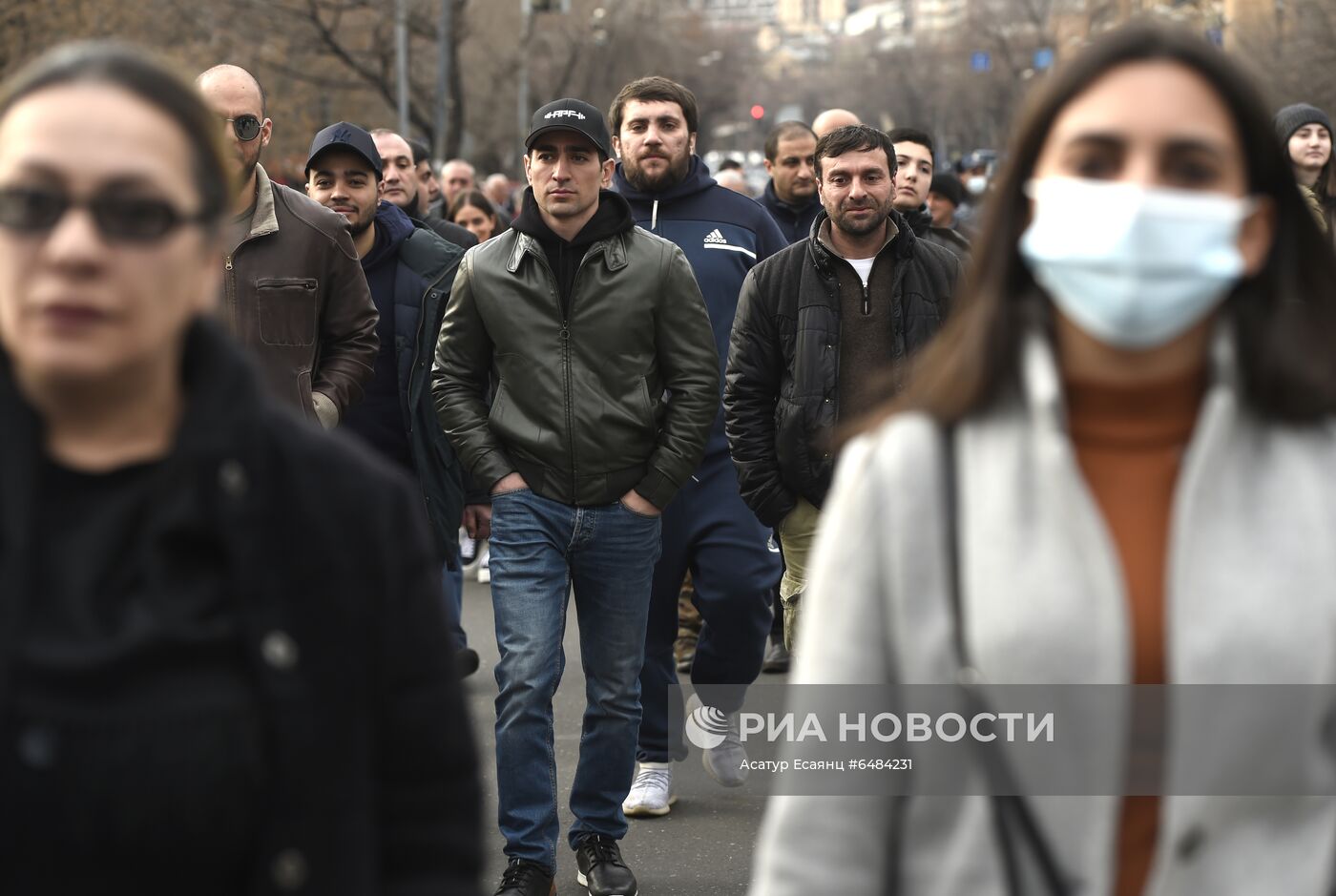 Акция протеста оппозиции в Ереване