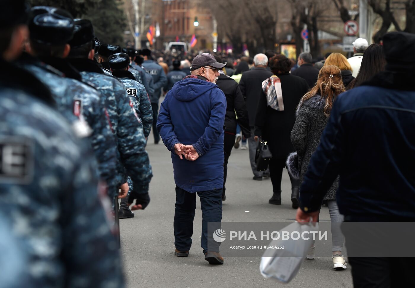 Акция протеста оппозиции в Ереване