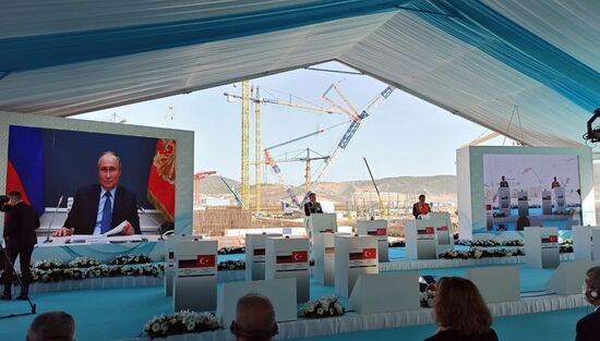 Начало строительства третьего блока АЭС "Аккую" в Турции