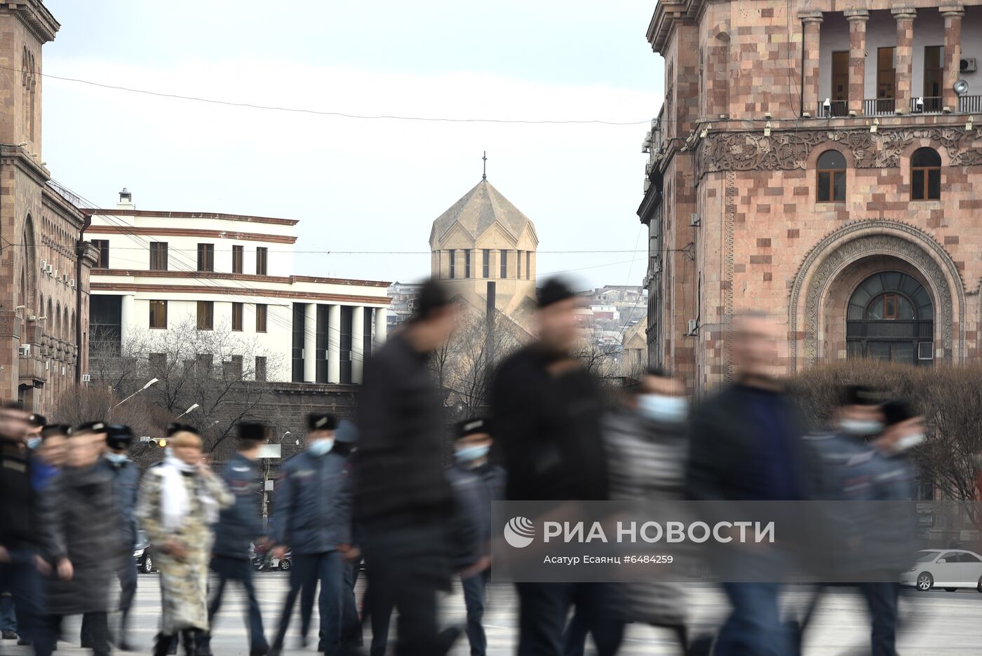 Акция протеста оппозиции в Ереване