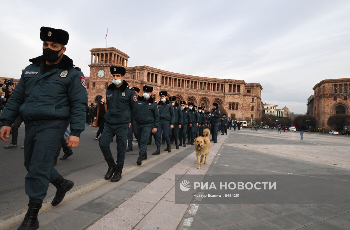 Акция протеста оппозиции в Ереване