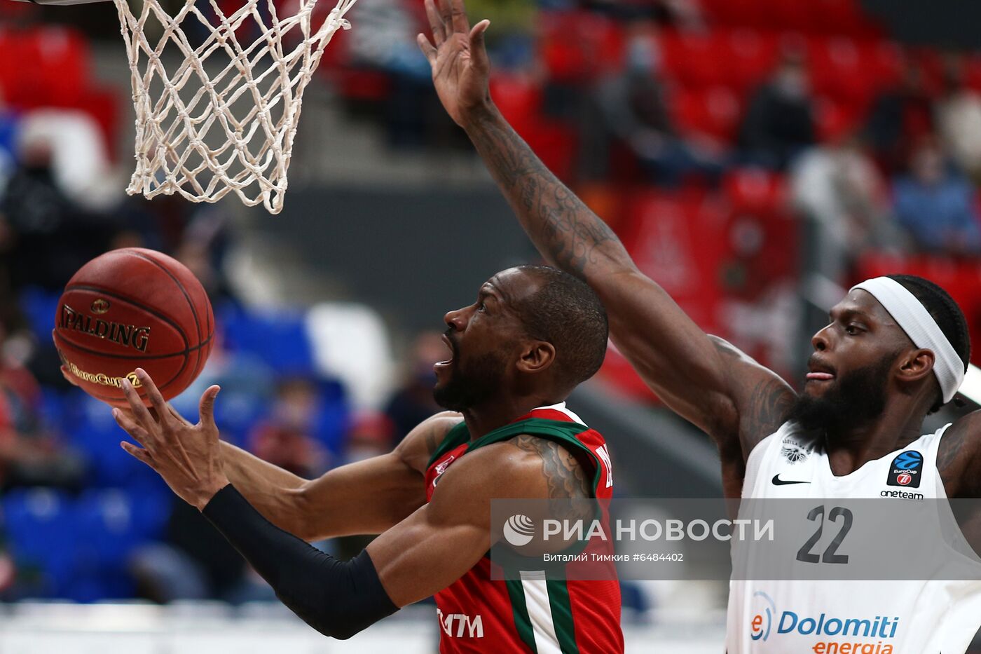 Баскетбол. Кубок Европы. Матч "Локомотив-Кубань" - "Тренто"