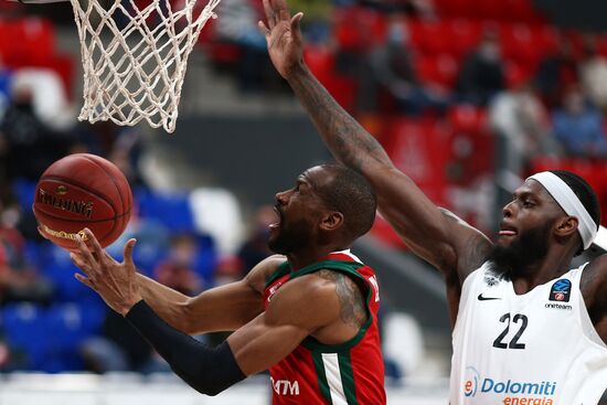 Баскетбол. Кубок Европы. Матч "Локомотив-Кубань" - "Тренто"