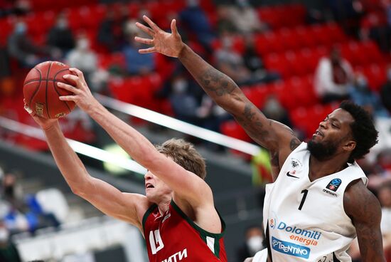 Баскетбол. Кубок Европы. Матч "Локомотив-Кубань" - "Тренто"