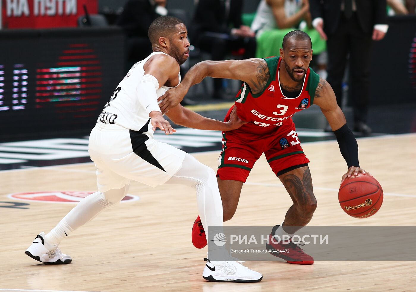 Баскетбол. Кубок Европы. Матч "Локомотив-Кубань" - "Тренто"