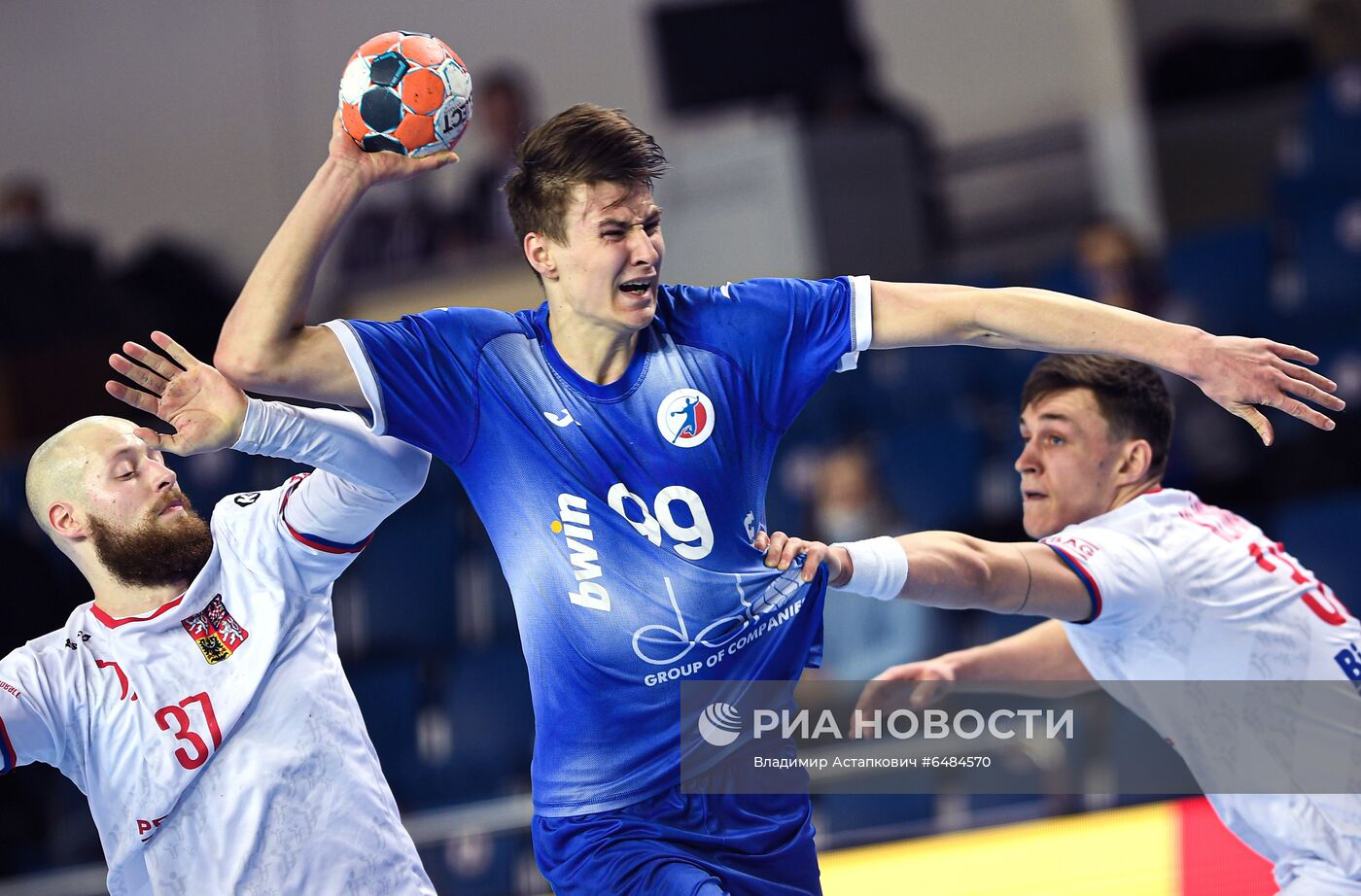 Гандбол. Мужчины. Отборочный матч ЧЕ. Россия - Чехия