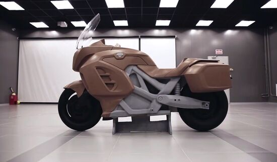 Первый прототип электрического мотоцикла Aurus