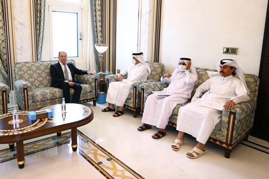 Визит главы МИД РФ С. Лаврова в Катар