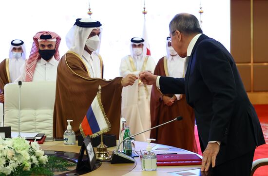 Визит главы МИД РФ С. Лаврова в Катар