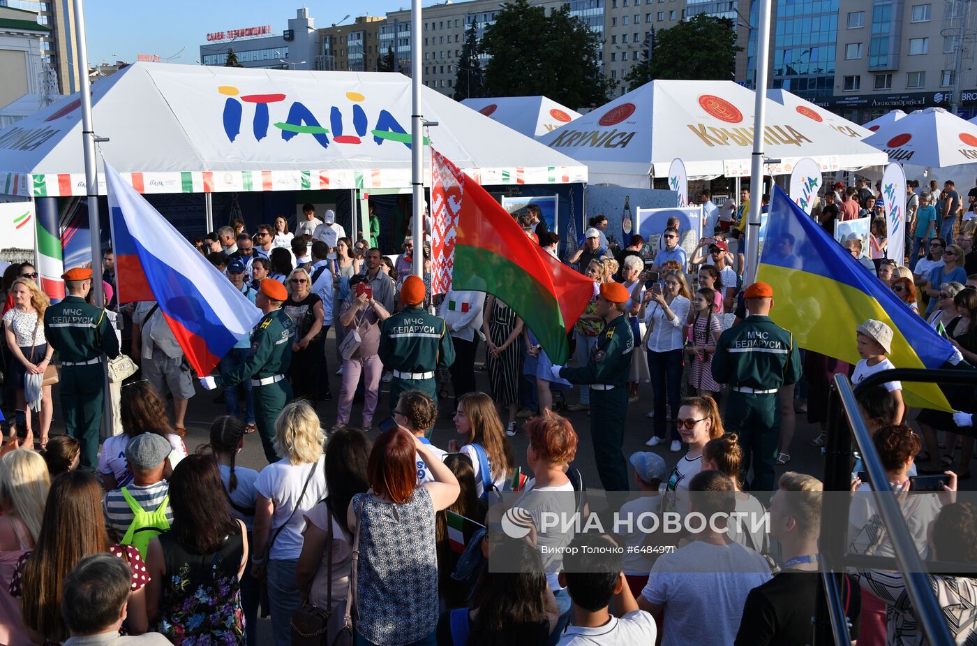 Награждение белорусских легкоатлетов, успешно выступивших на II Европейских играх