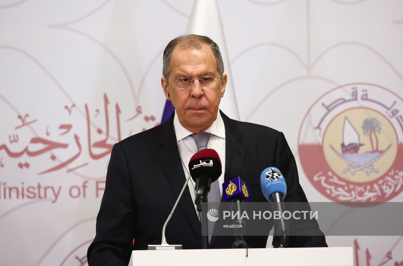 Визит главы МИД РФ С. Лаврова в Катар