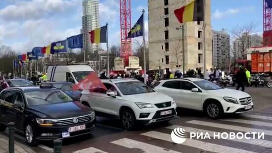В Брюсселе массовые протесты против ограничений скорости