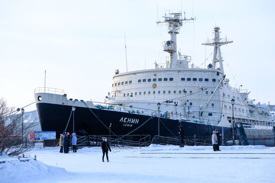 Возобновление экскурсий на ледоколе "Ленин" в Мурманске