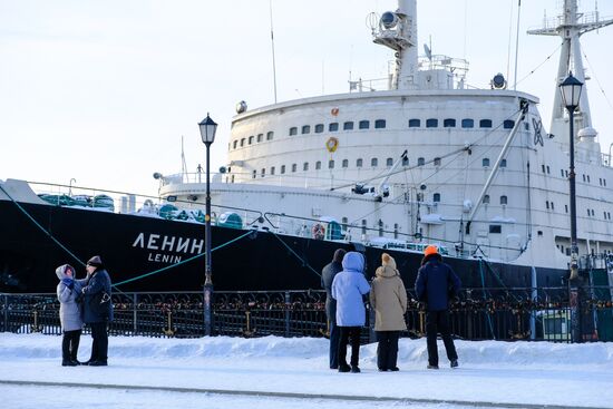 Возобновление экскурсий на ледоколе "Ленин" в Мурманске