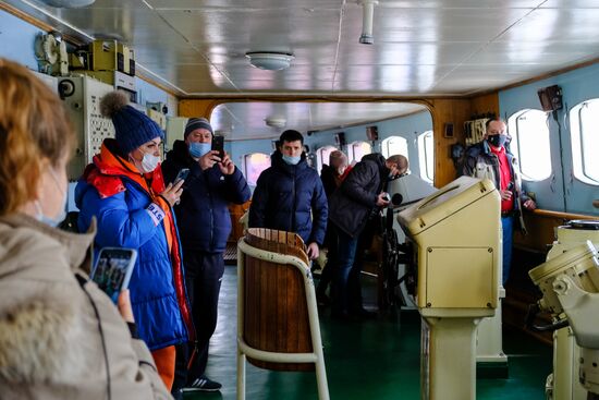 Возобновление экскурсий на ледоколе "Ленин" в Мурманске