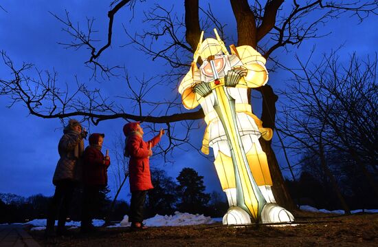 Фестиваль "Королевство волшебных огней" в Минске