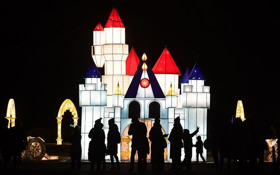 Фестиваль "Королевство волшебных огней" в Минске