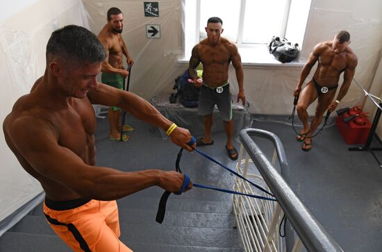 Соревнования бодибилдеров в Новосибирске