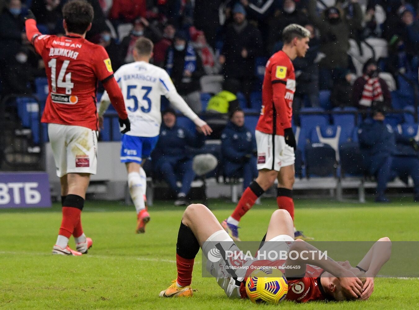 Футбол. РПЛ. Матч "Динамо" - "Спартак"