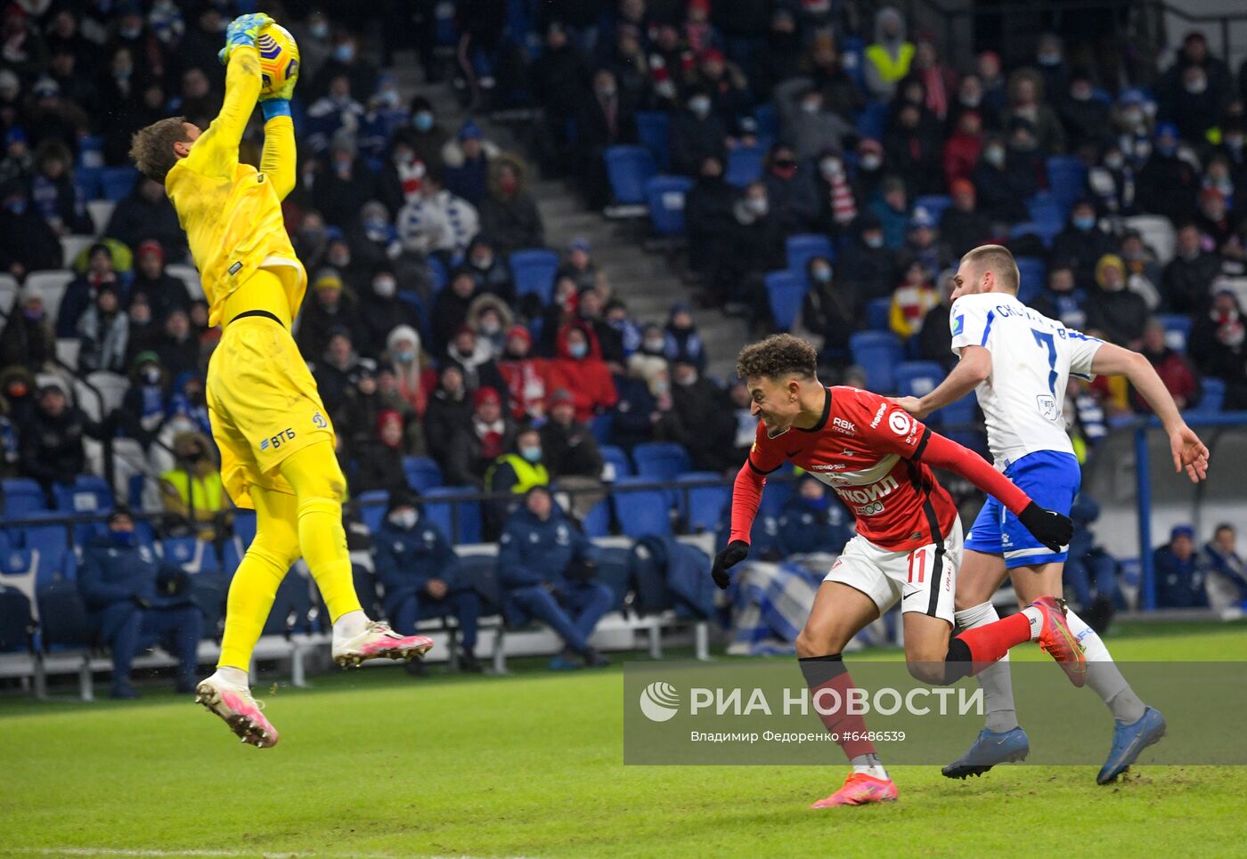 Футбол. РПЛ. Матч "Динамо" - "Спартак"