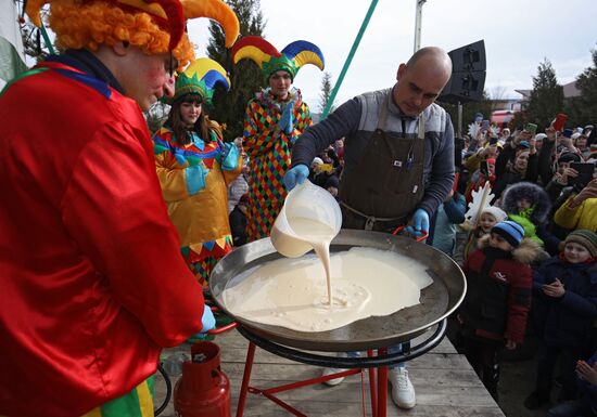 Проводы Масленицы в регионах России