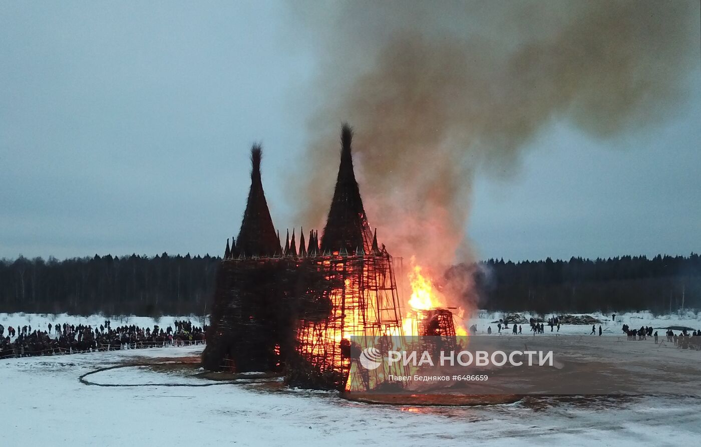 Масленица в Никола-Ленивце