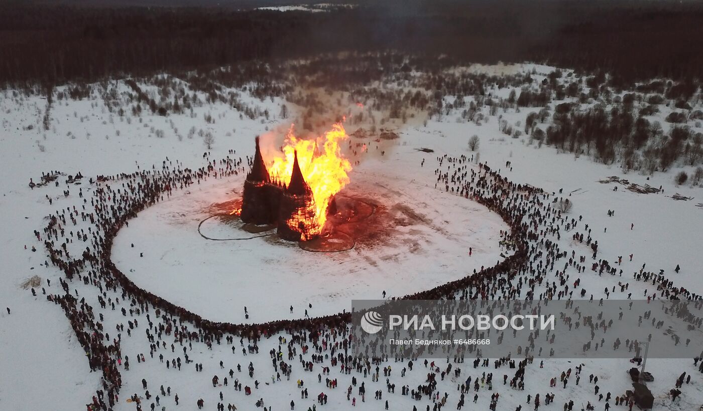 Масленица в Никола-Ленивце