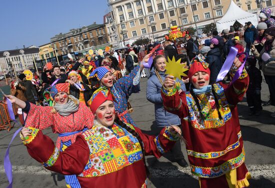 Проводы Масленицы в регионах России