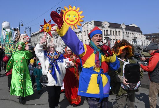 Проводы Масленицы в регионах России