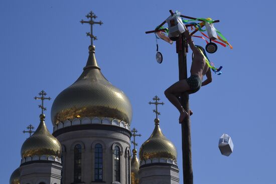 Проводы Масленицы в регионах России