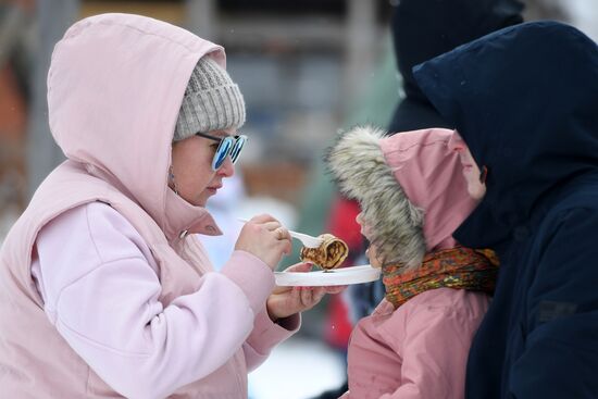 Проводы Масленицы в регионах России